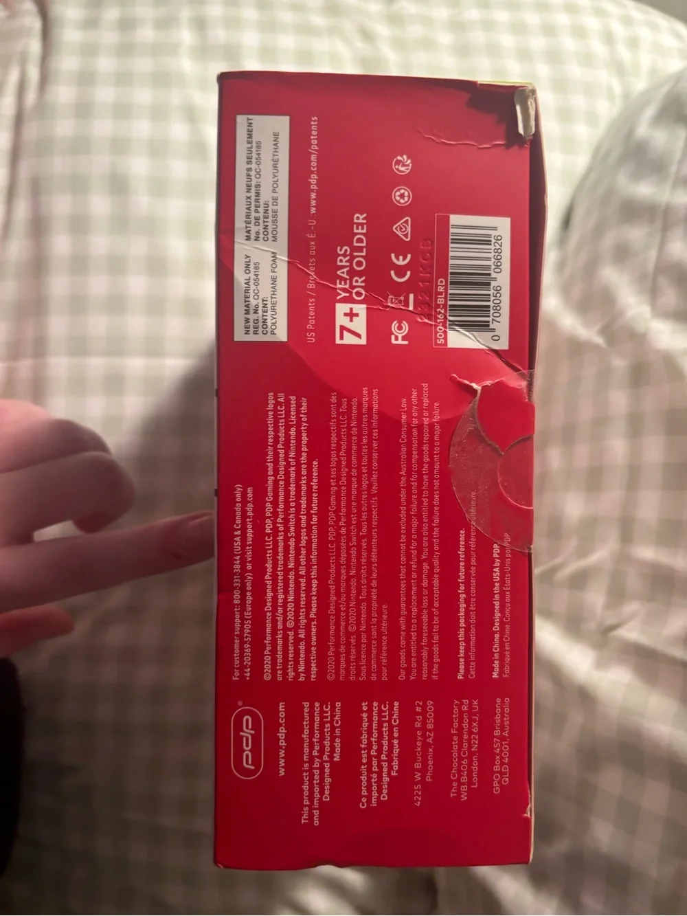 Nintendo LVL40 Wired Stereo Gaming Headset - Blue and Red